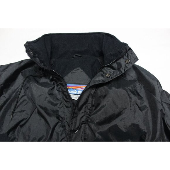 Seattle Blues vintage 90s stash hood 1/2 zip water resistant windbreaker jacket - Picture 11 of 14